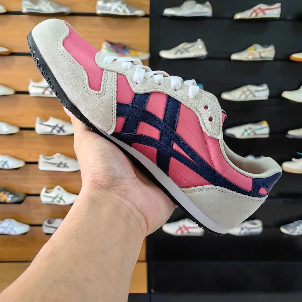 Onitsuk_a Tiger Serrano Pink Cameo Midnight  Girls 7A Premium Sneakers (D-2017)