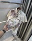 Zara Beige Maroon 10 Premium Linen Shirt