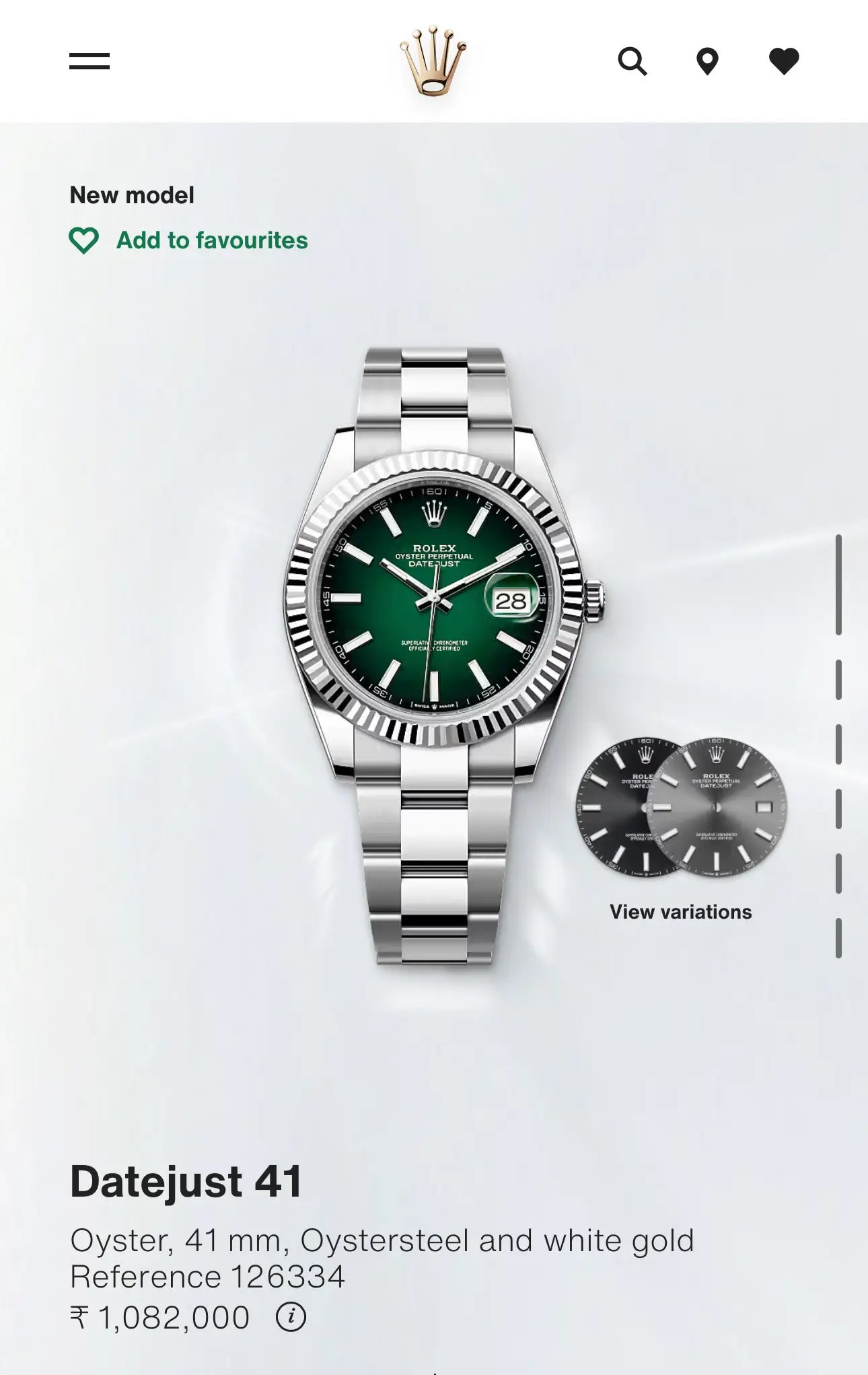 Rolex Datejust 41mm Ombre Dail