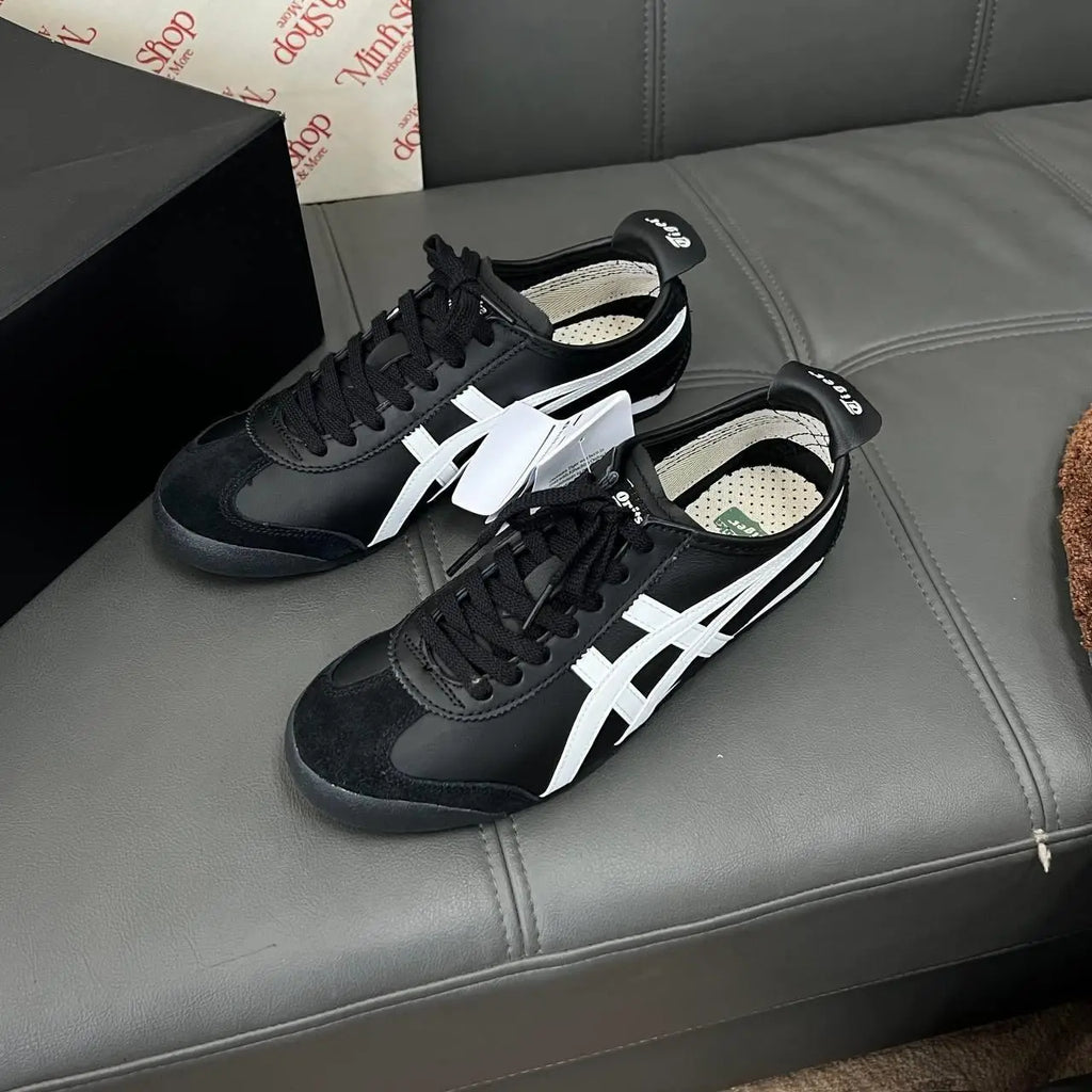Onitsuk_a  Tiger Mexico 66 Black White Mens 7A Premium D-1837