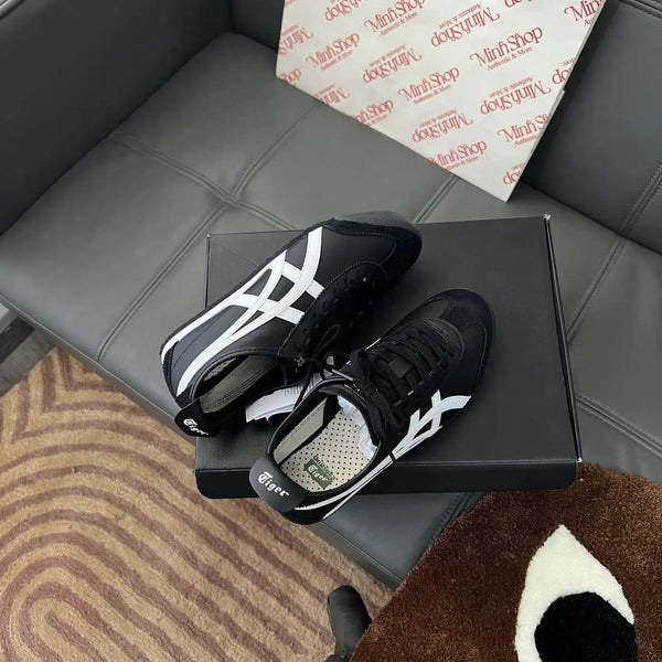 Onitsuk_a  Tiger Mexico 66 Black White Mens 7A Premium D-1837