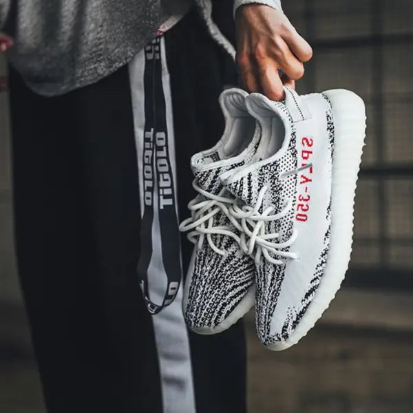 Adida_s Yeezy 350 V2 Zebra  Mens Semi UA 7A Quality  Full Accessories D-1791