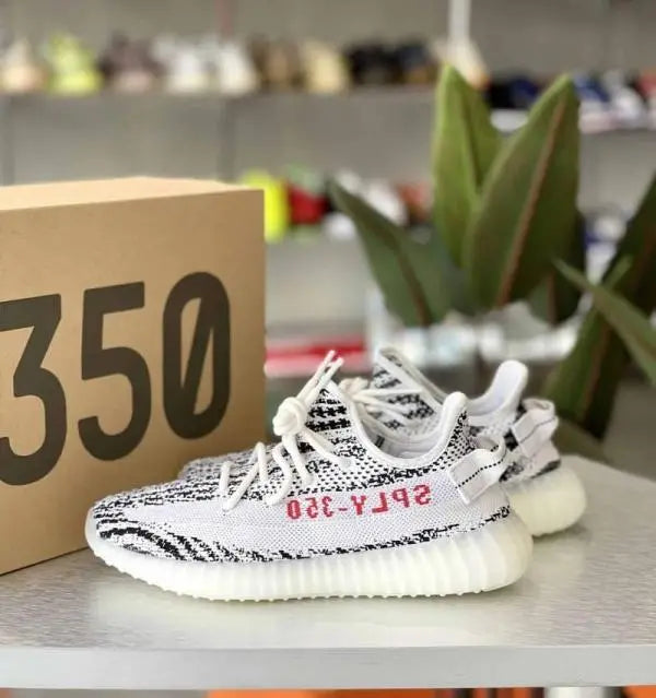 Adida_s Yeezy 350 V2 Zebra  Mens Semi UA 7A Quality  Full Accessories D-1791