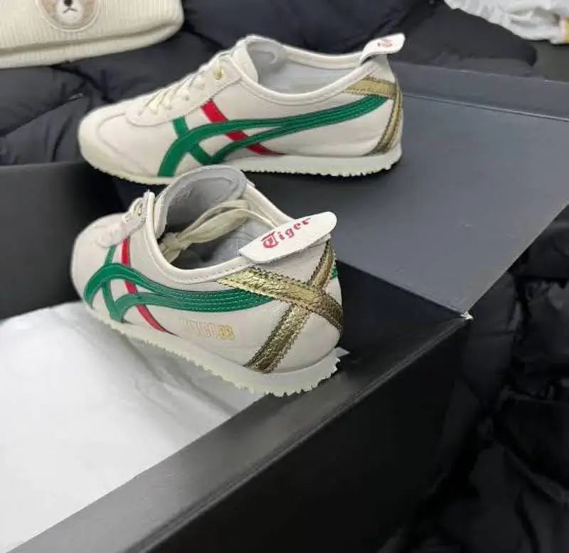 Onitsuk_a Tiger Mexico 66 - BirchGreen  Mens First Copy Vintage Sneakers (D-1843)