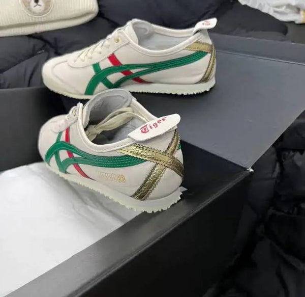 Onitsuk_a Tiger Mexico 66 - BirchGreen  Mens First Copy Vintage Sneakers (D-1843)