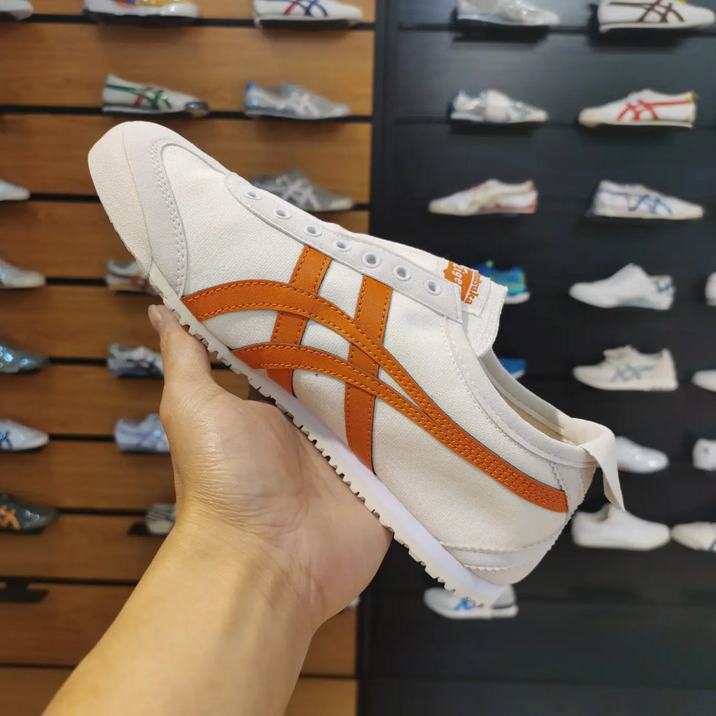 Onitsuk_a Tiger Mexico 66 Slip-On - Orange White Girls First Copy (D-1845)