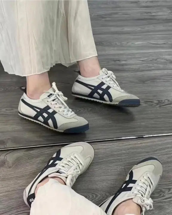 Onitsuka Tiger Mexico 66 Birch Peacoat for Girls  7A Premium Quality D-1999