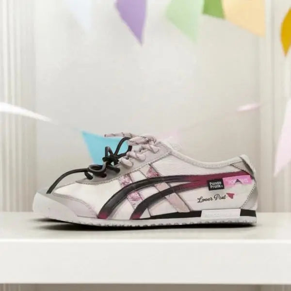 Onitsuk_a Tiger Mexico 66 Panda Prank - WhitePink  Girls Premium Replica Sneakers (D-1993)