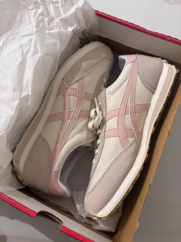 Onitsuk_a Tiger EDR 78 - Pink  Girls First Copy Retro Running Shoes (D-1989)