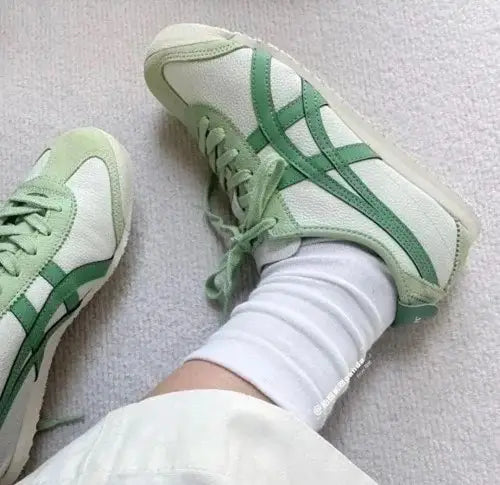 Onitsuka Tiger Mexico 66 Airy Green  Girls 7A Premium First Copy D-1857