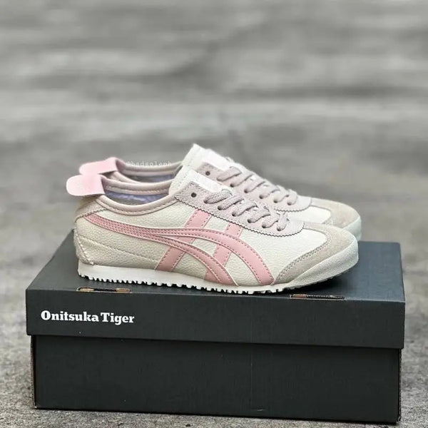 Onitsuk_a Tiger Mexico 66 Oatmeal Ginger Peach Pink 7A Premium First Copy D-1858