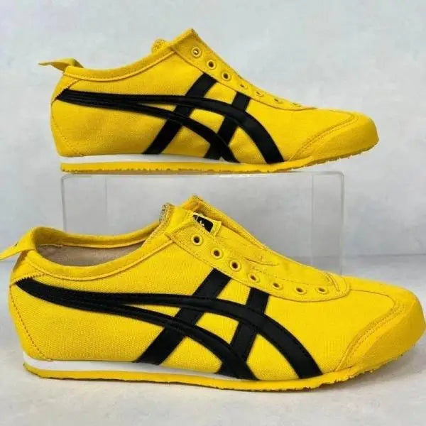Onitsuk_a Tiger Mexico 66 Slip-On Yellow Black First Copy D-1868
