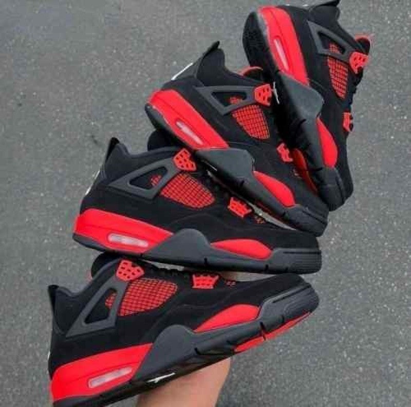 nikee jordan retro 4 THUNDER RED Fi Main image