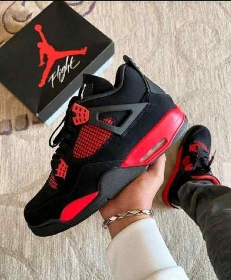 nikee jordan retro 4 THUNDER RED Fi