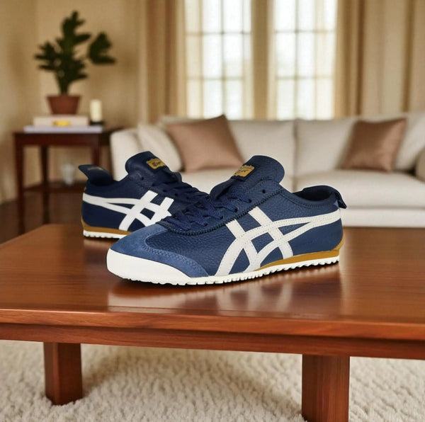 Onitsuk_a Tiger Mexico 66 Iron NavyBirch  Girls Premium First Copy Sneakers D-1957