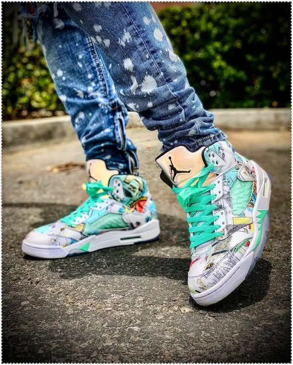 Nike_Jordan_Retro 5 Wings Mens Shoes