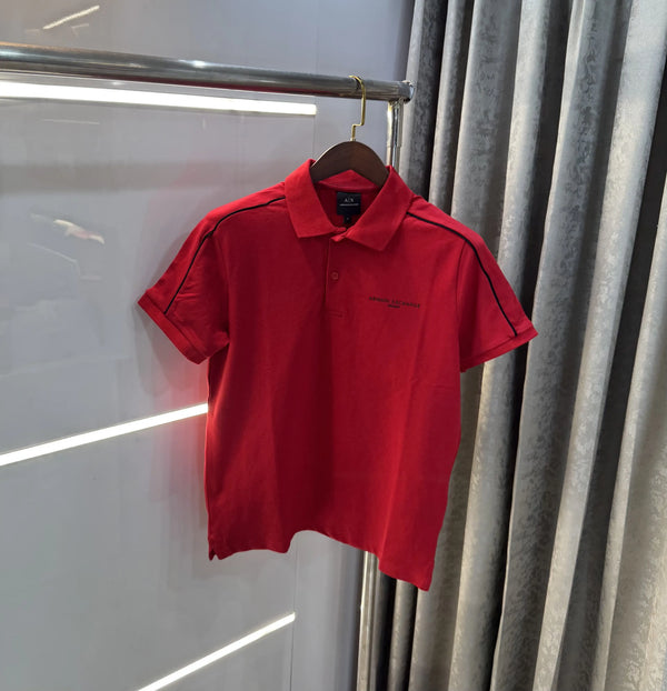 Arman i Exchange Red Logo Work Premium Polo T-Shirt