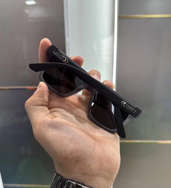 Gucci Grey Black Matt Premium Shades 5118