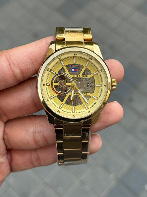 Tommy Hilfige r Automatic Chain Full Gold Main image