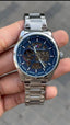 Tommy Hilfige r Automatic Chain Silver Blue