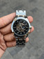 Tisso t 1853 Skeleton Automatic Silver Black