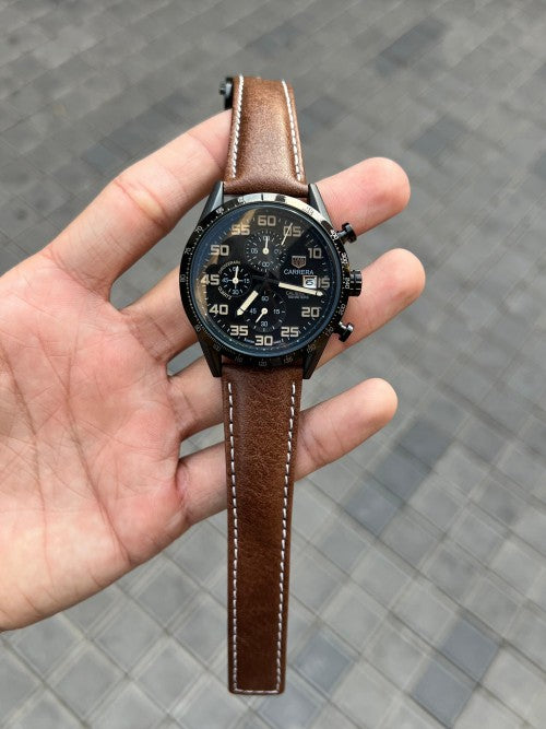 Tag Heuer Leather Brown