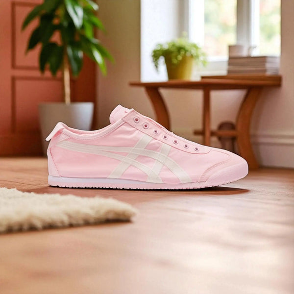 Onitsuk_a Tiger Mexico 66 Slip On - PinkWhite  Girls Premium First Copy D-1950
