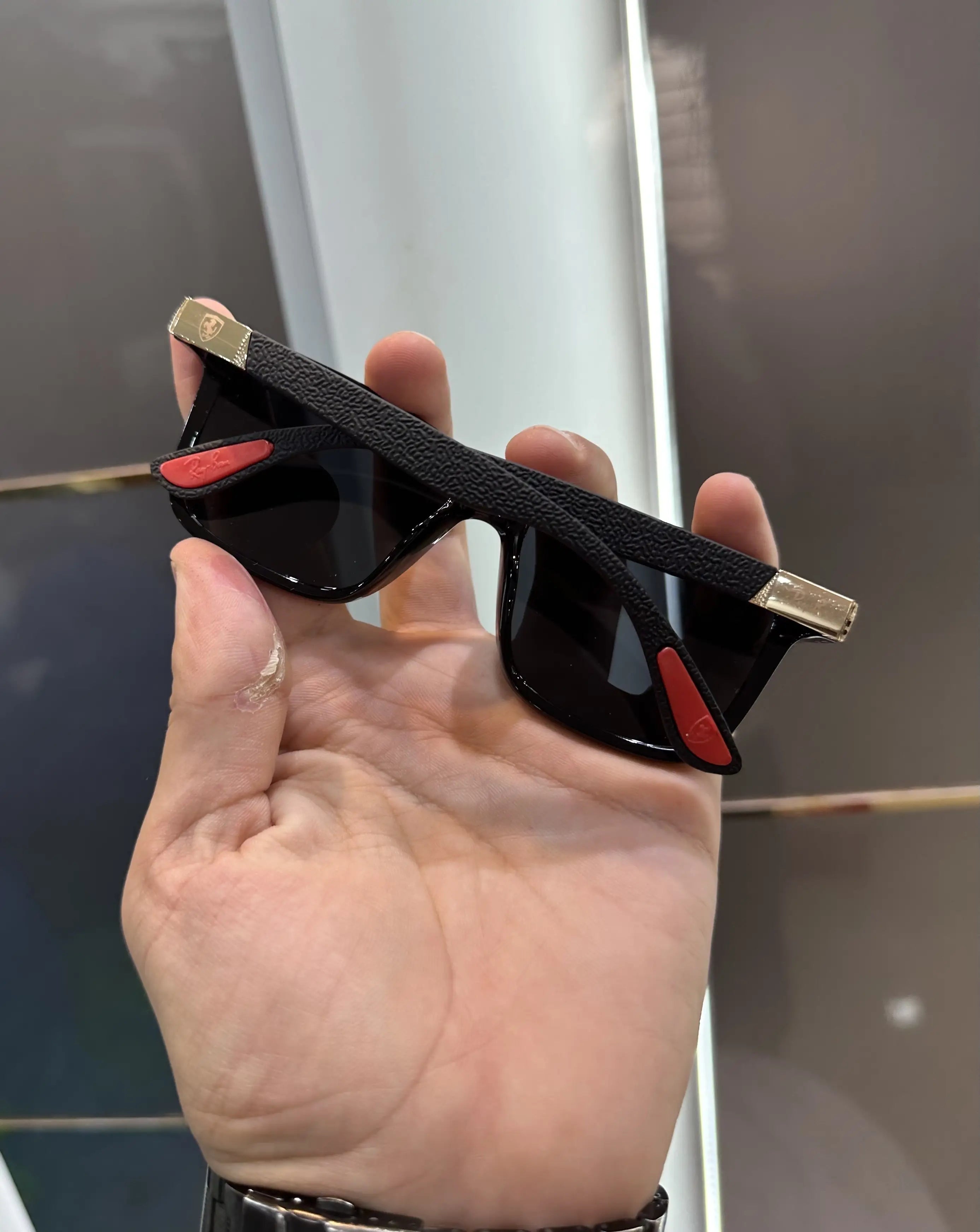 RayBan All Black Premium Shades 8357 Secondary image