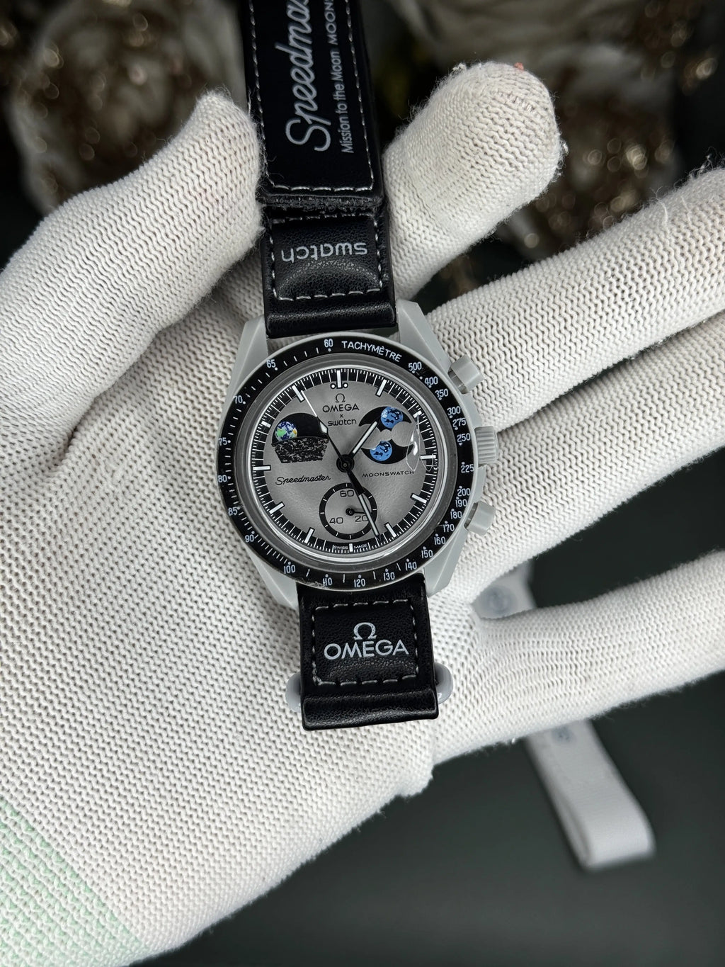 Omega x Swatch Grey Premium Watch