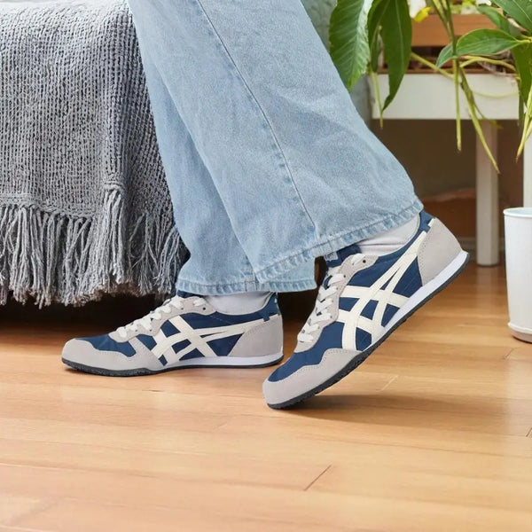 Onitsuka Tiger Serrano Blue Grey White Sneakers For Mens