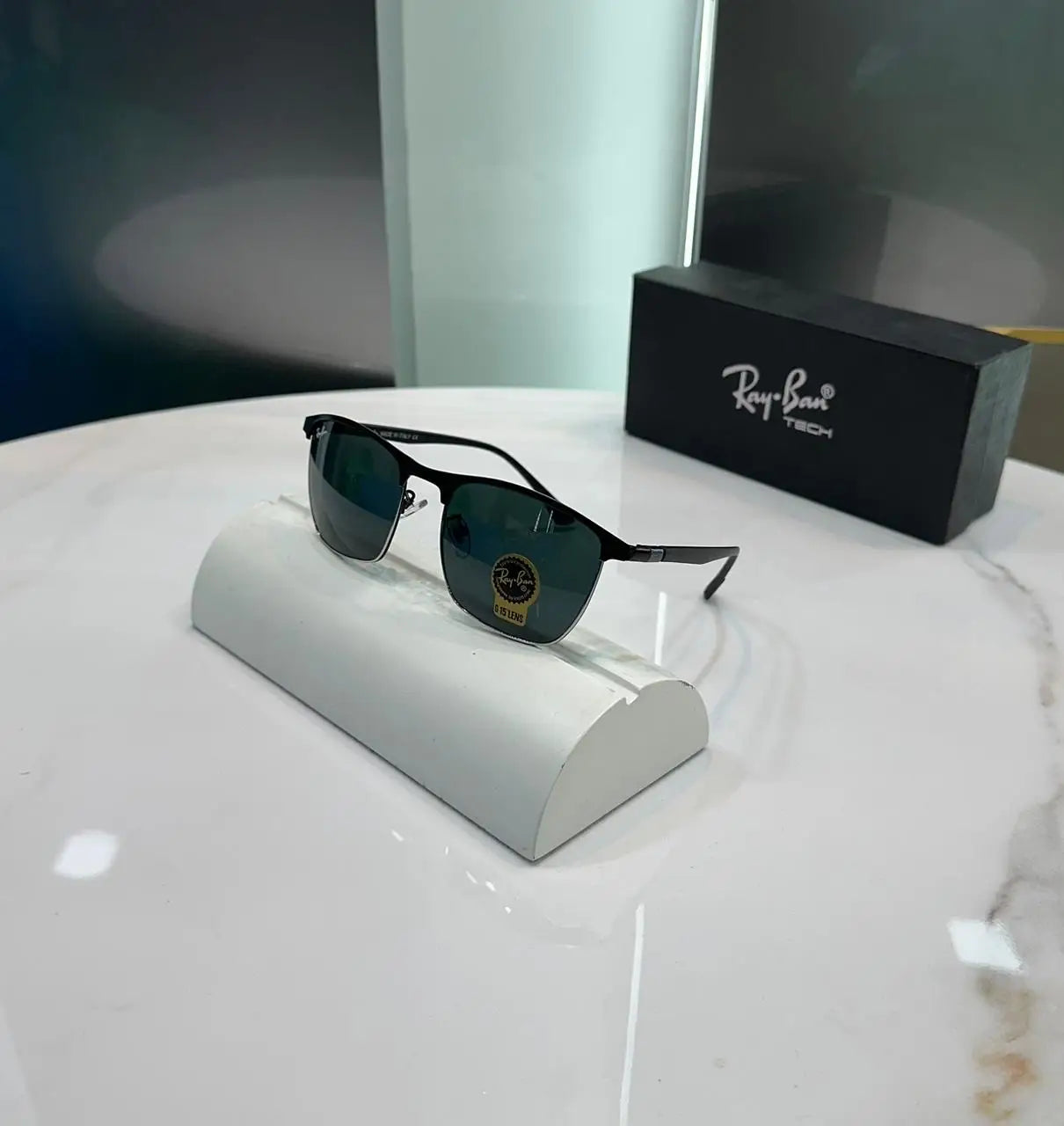 Rayban All Black Premium Shades 3686