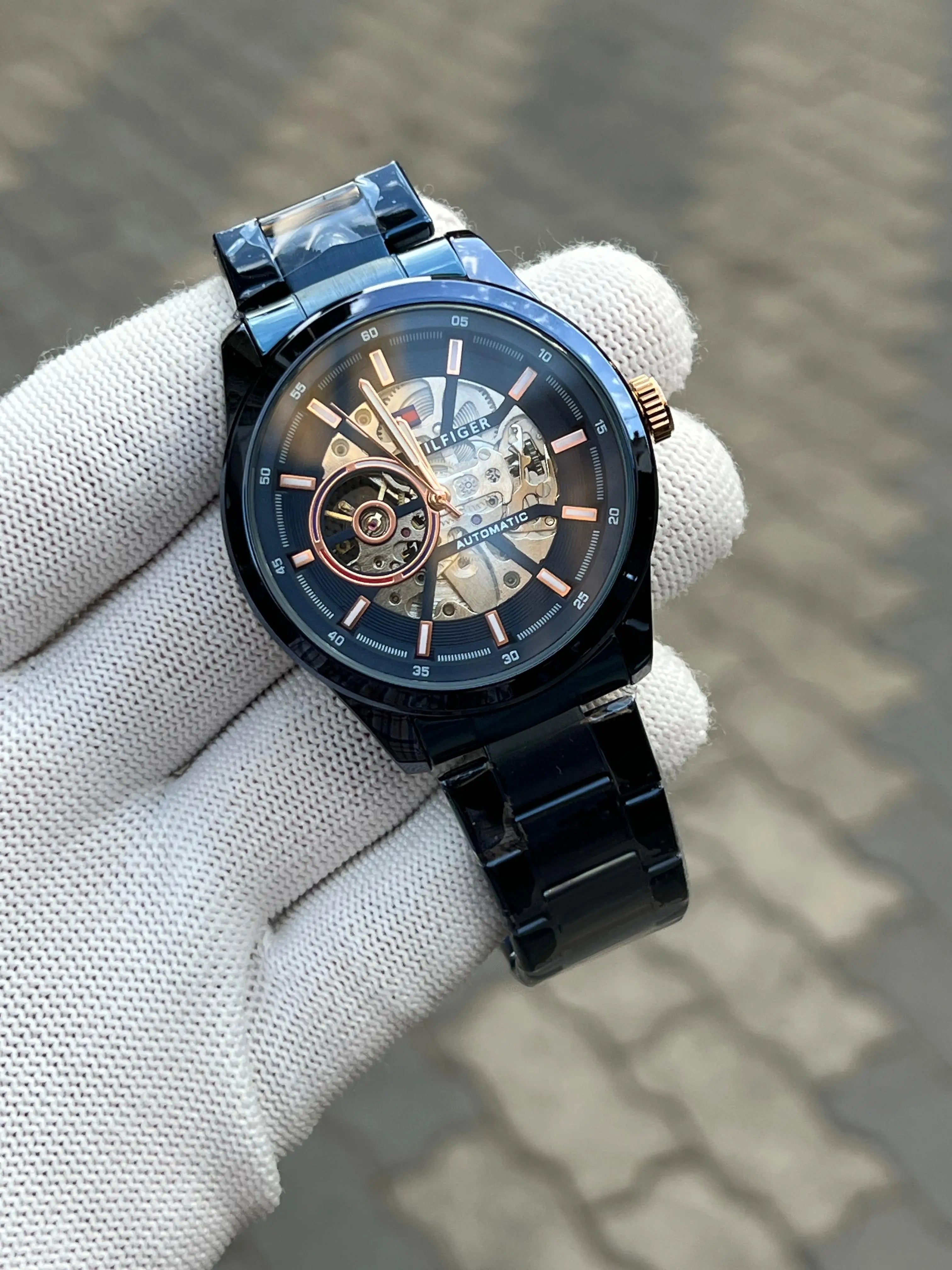 Tommy Hilfige r Automatic Chain Blue