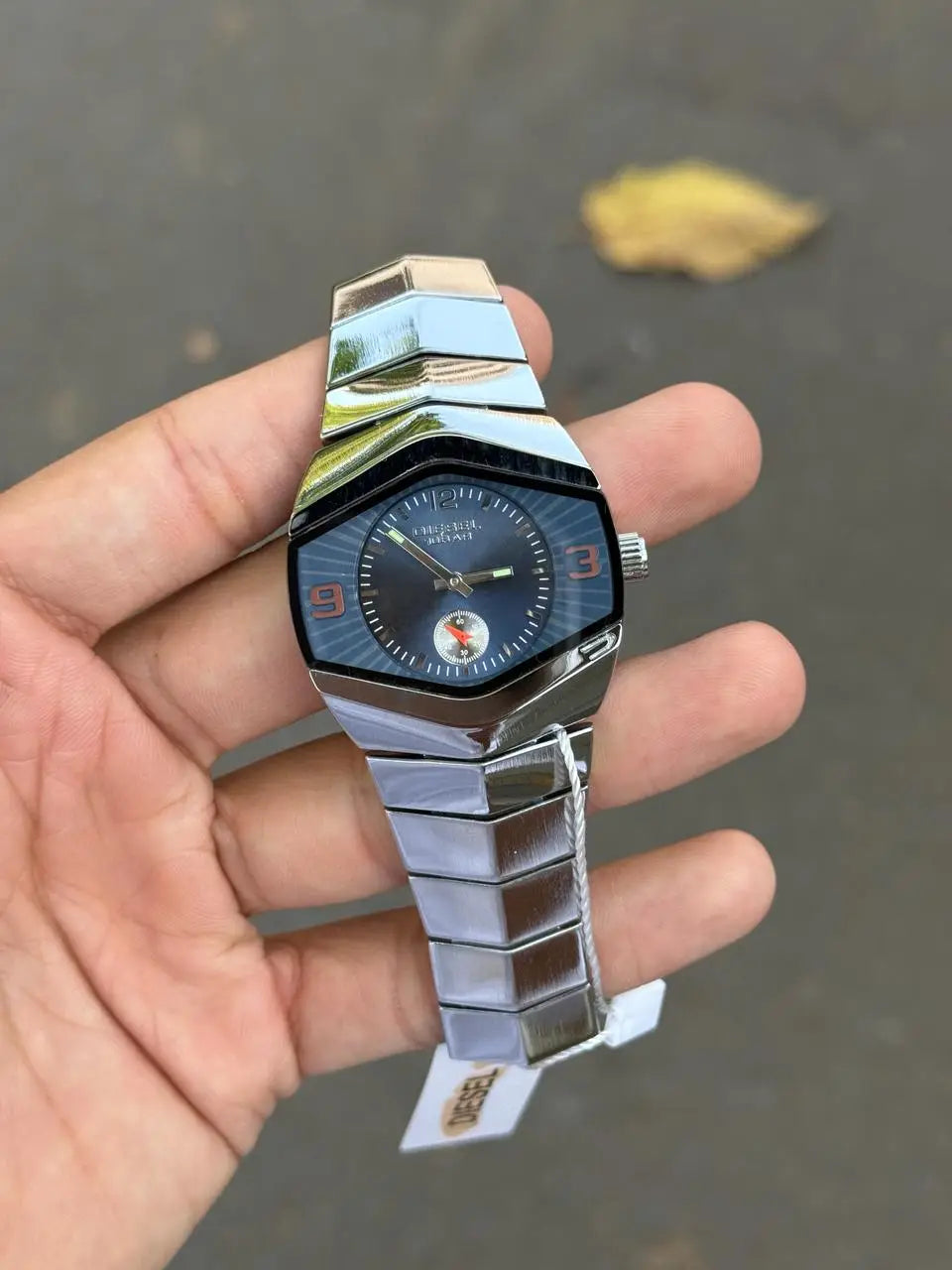 Diese l 10 bar silver blue Main image