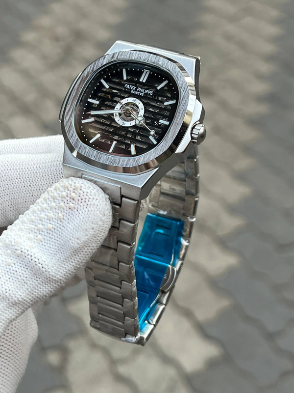 Patek Phillip Silver Black