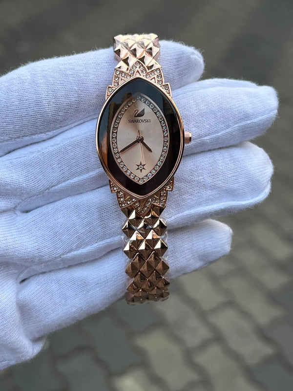 Swarovski Rose Gold Black