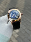 Corum Automatic Leather Belt Black Gold