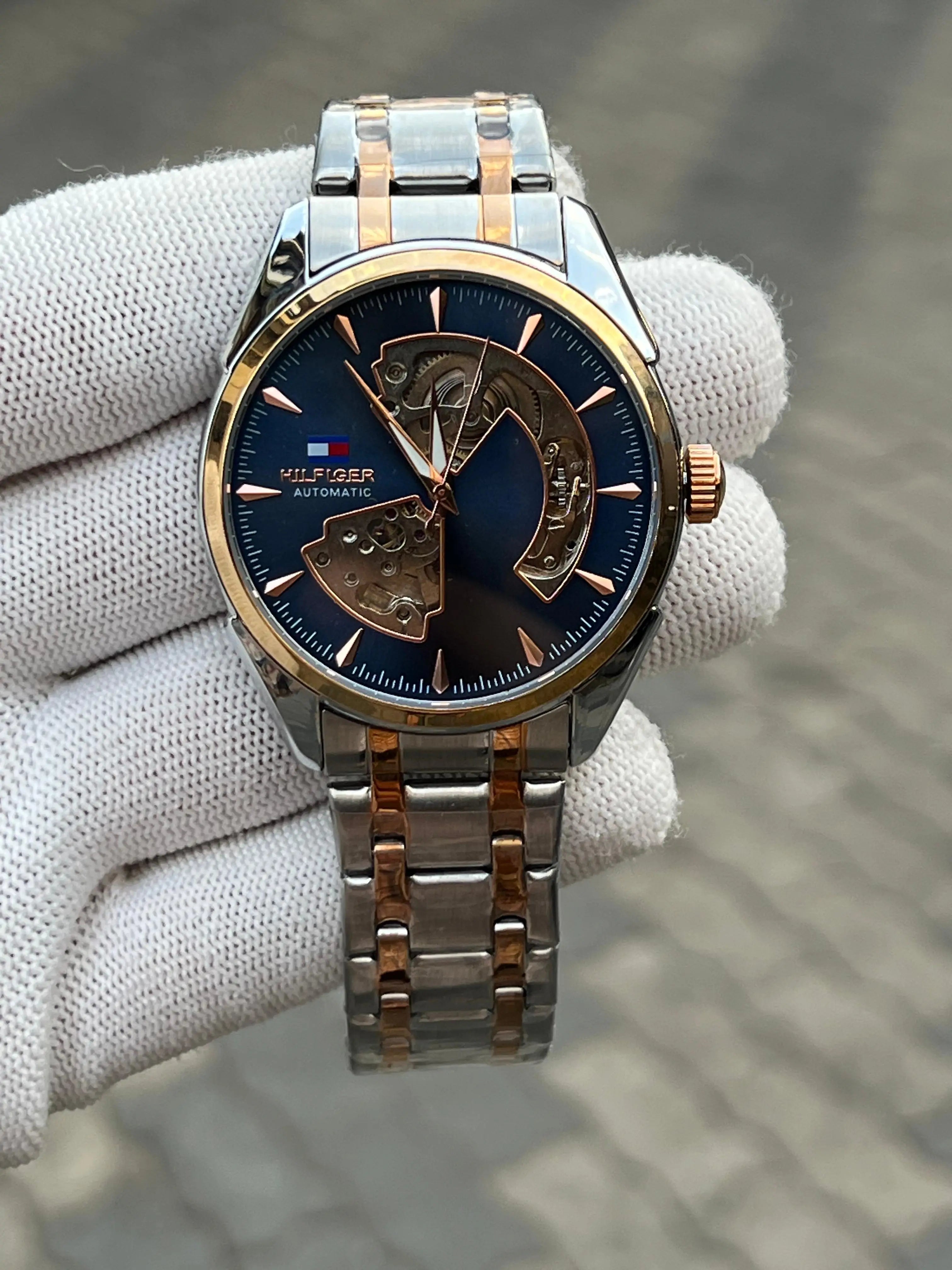 Tommy Hilfiger Automatic Two Tone Blue Main image