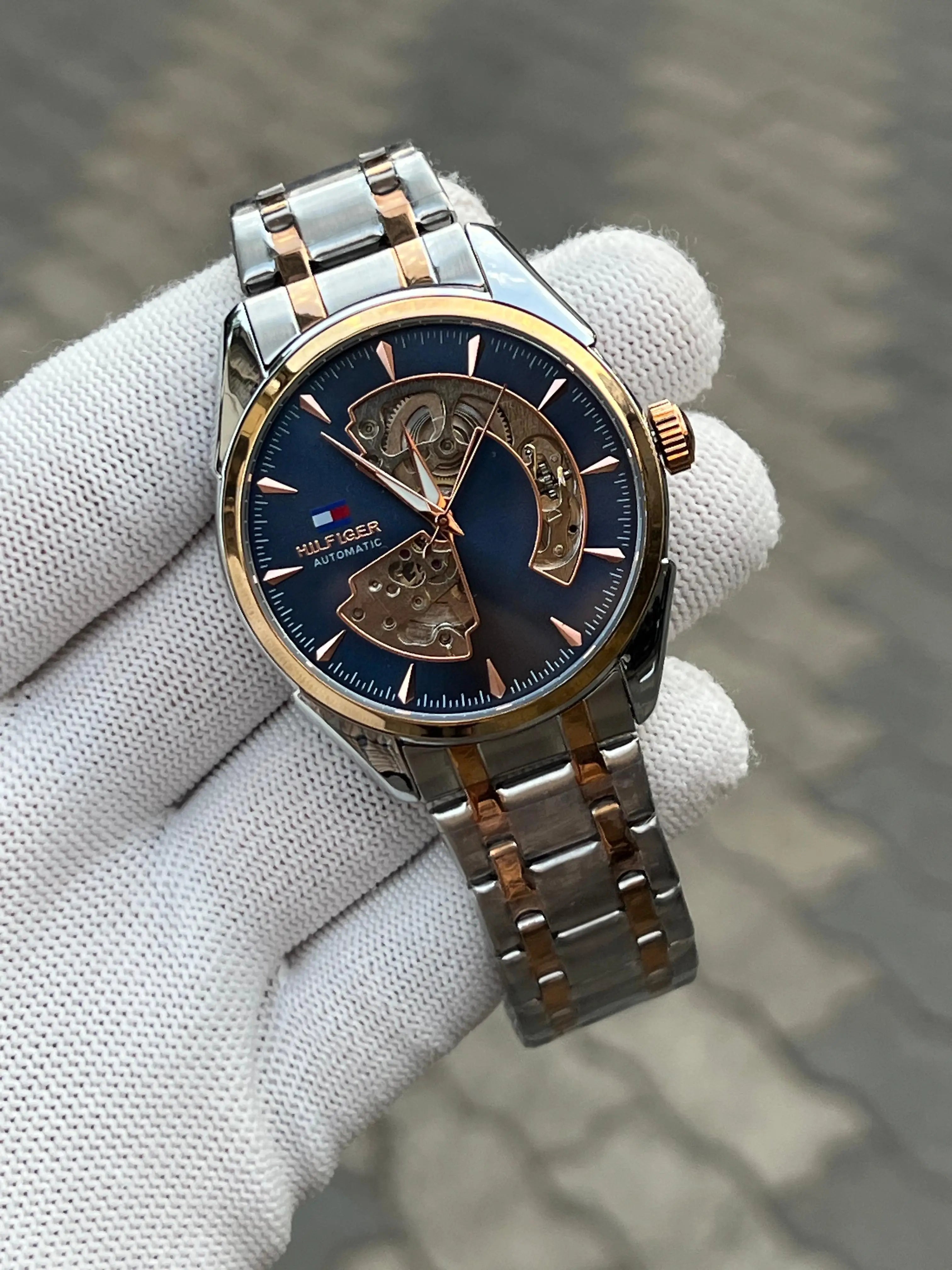 Tommy Hilfiger Automatic Two Tone Blue Secondary image