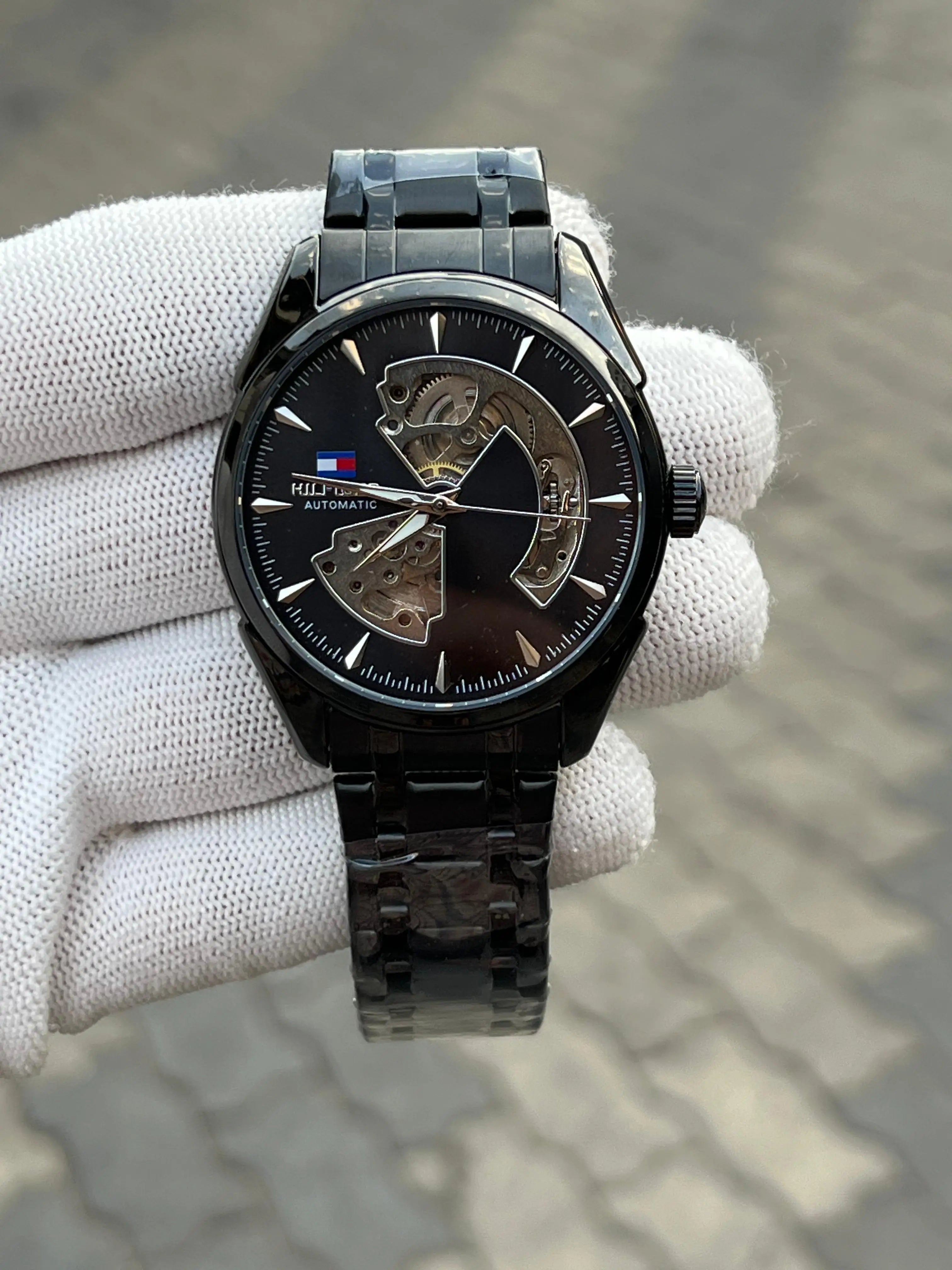 Tomm_y Hilfiger Automatic Skeleton Black Main image