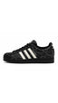 Adidas_Superstar 2 Star Stitch Detailing Black Sneakers