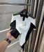 Burberr y White Embroidery Logo  Premium Classic Polo T-Shirt