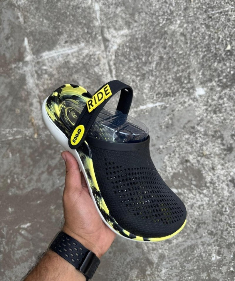 Crocss Lite Ride 360 Black Yellow