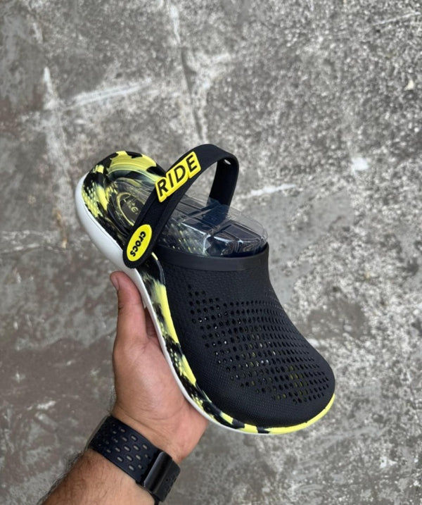 Crocss Lite Ride 360 Black Yellow