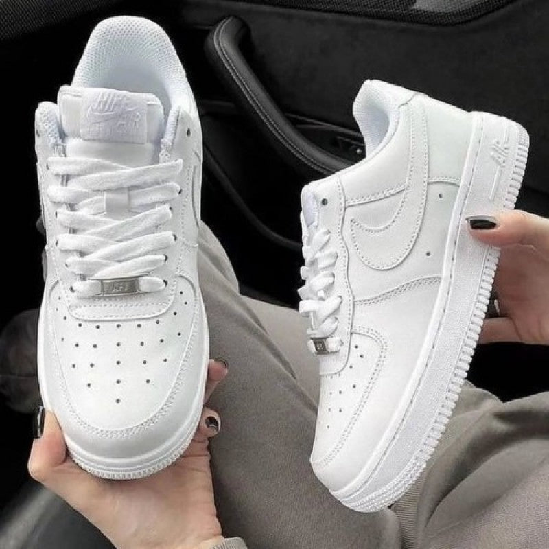 Nikee Airforce 1 Low MILKY WHITE LEATHER QUALITY WITH ALL ACCESSORIES AND KIT