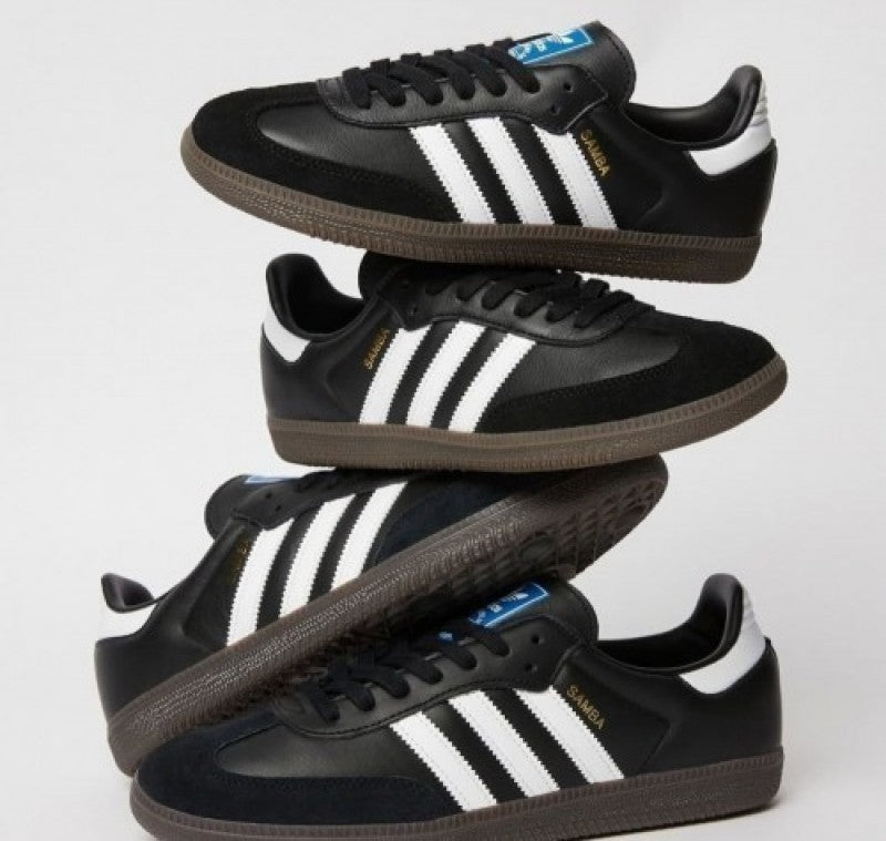 Adidass Samba Leather Full Black Womens Secondary image