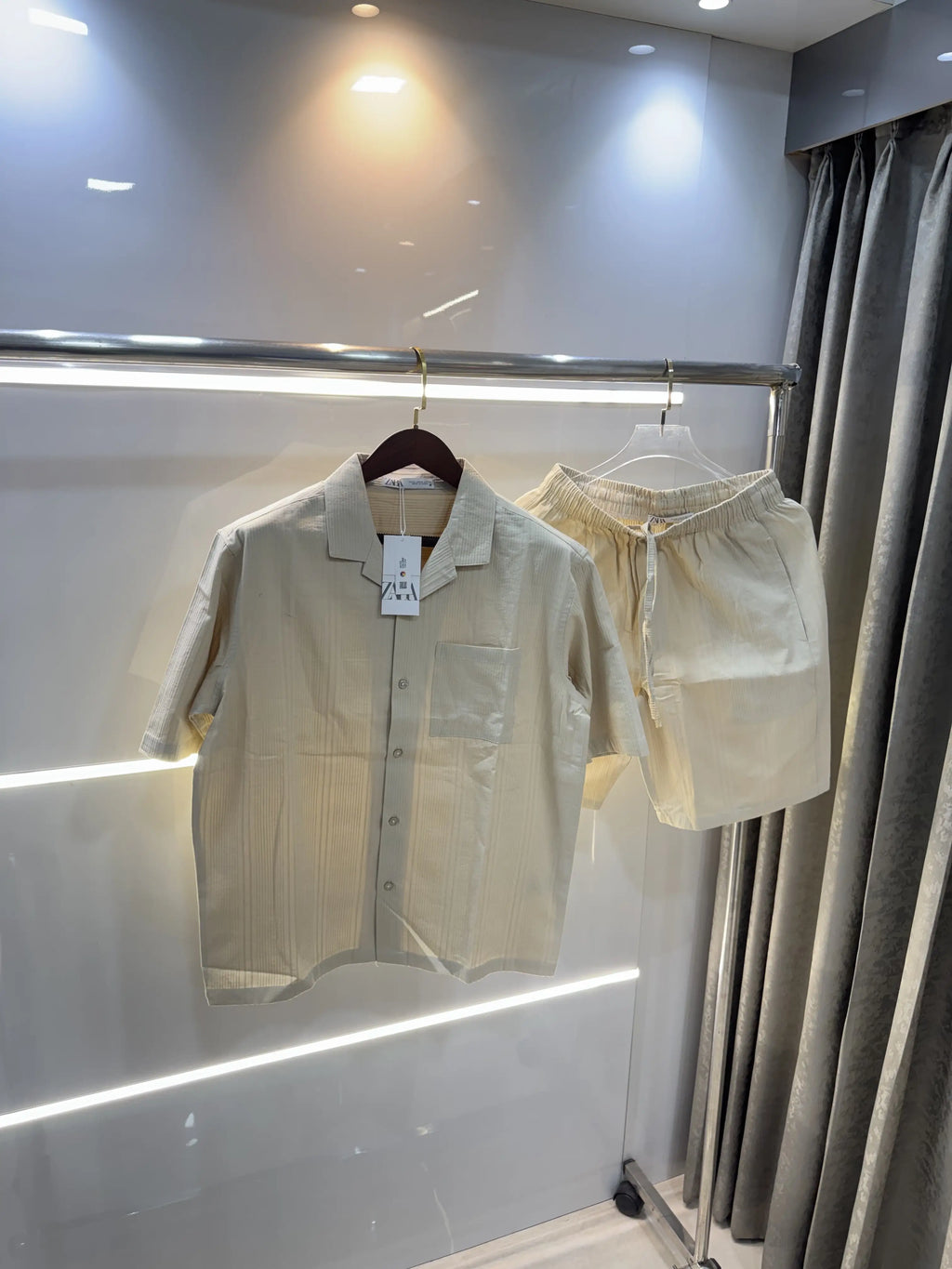 Zara Beige Premium Cord Set