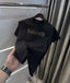 Balmain Paris BlackA Logo Work Premium T-Shirt