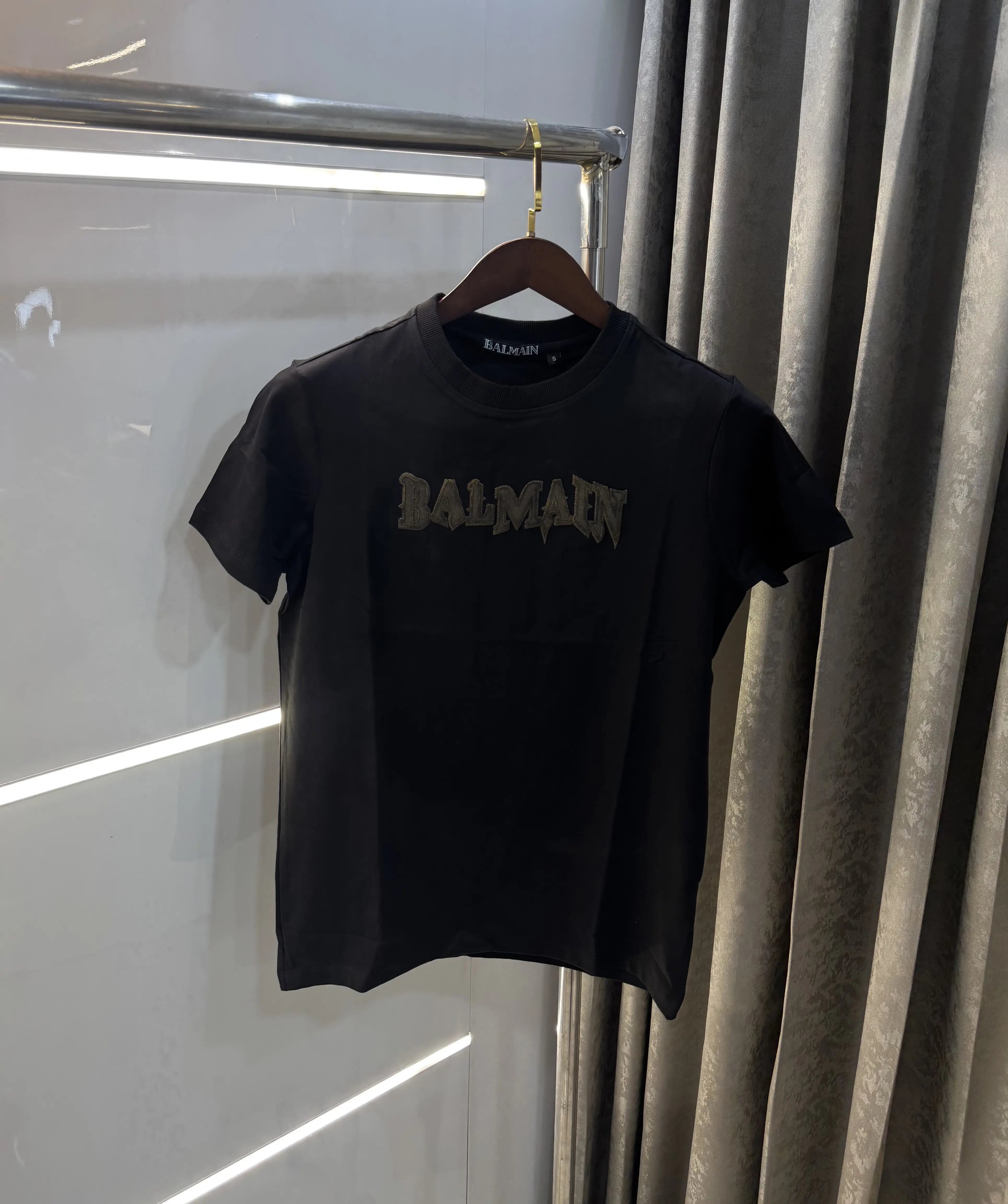 Balmain Paris BlackA Logo Work Premium T-Shirt Secondary image