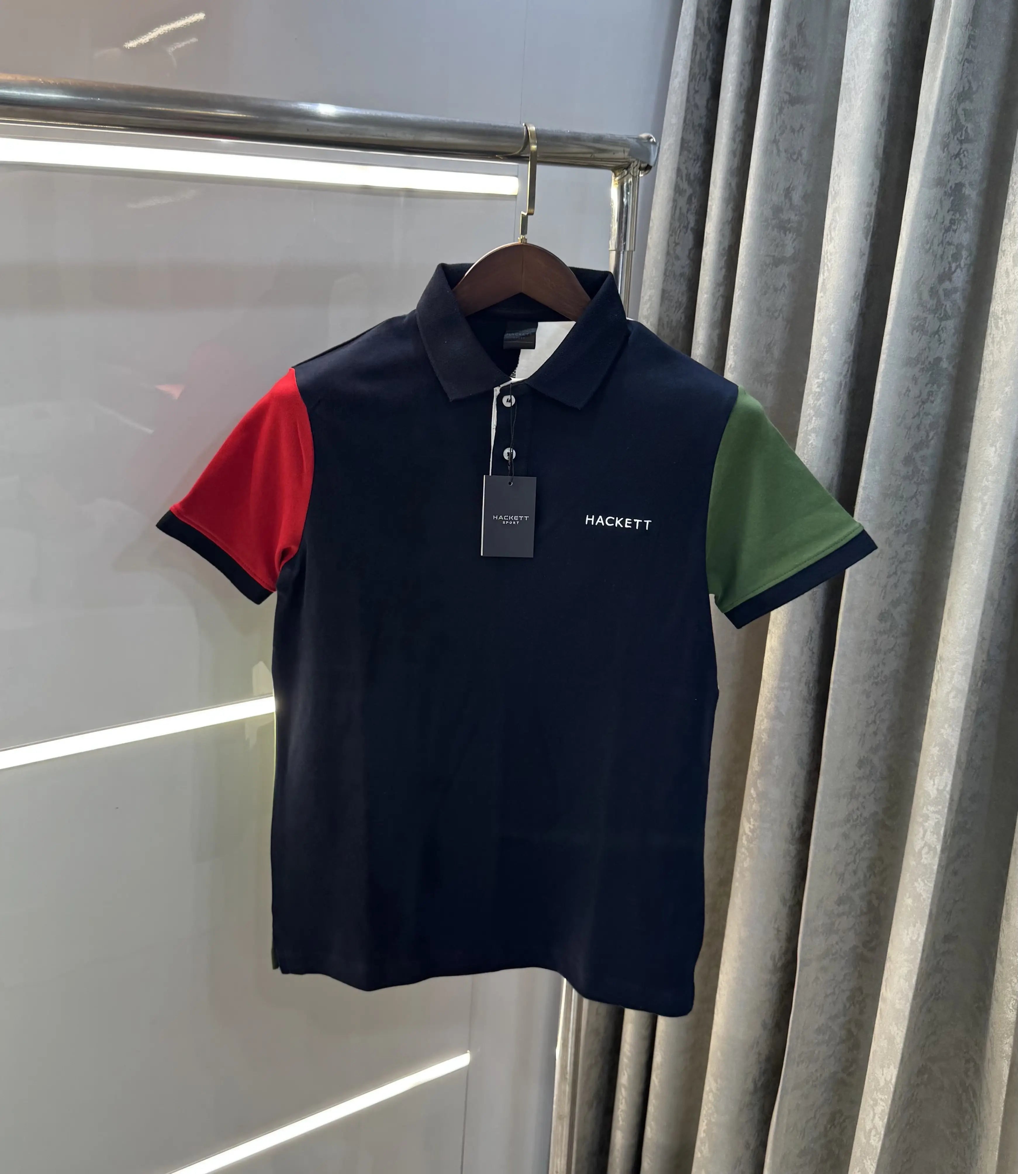Hacket Navy Blue Logo Work Premium Polo T-Shirt Secondary image