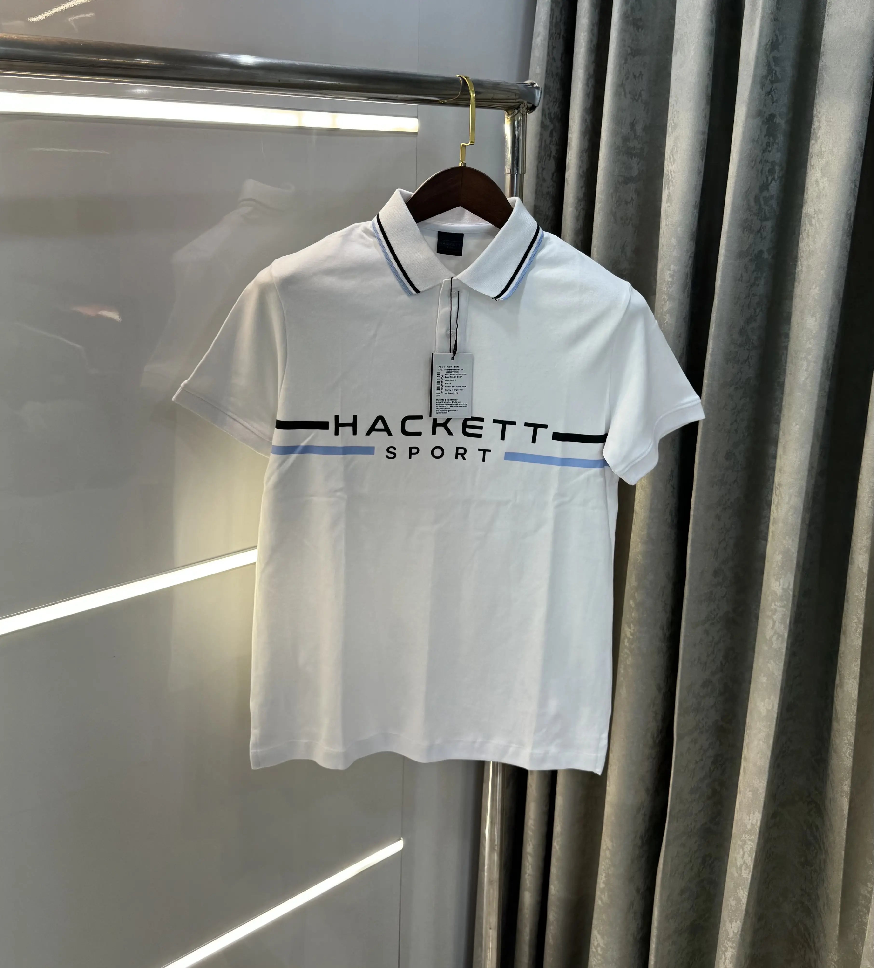 Hacket White Logo Work Premium Polo T-Shirt Secondary image